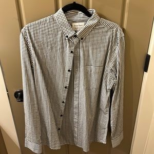 Front Street - black and white gingham pattern dress shirt